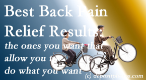Dr. Paulette Hugulet, DC, LLC works hard to deliver the back pain relief and neck pain relief that spine pain sufferers want.
