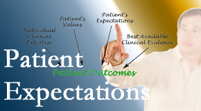 Dr. Paulette Hugulet, DC, LLC strives to meet realistic patient expectations when it comes to conservative back pain relief.
