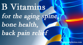 Paulette Hugulet, DC, LLC shares new research regarding B vitamins and their value in supporting bone health and back pain management.