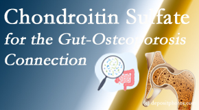 Dr. Paulette Hugulet, DC, LLC presents new research linking microbiota in the gut to chondroitin sulfate and bone health and osteoporosis.