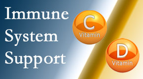 Dr. Paulette Hugulet, DC, LLC shares details about the benefits of vitamins C and D for the immune system to fight infection.