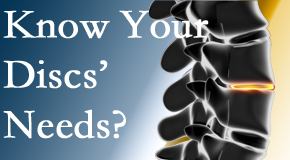 Your La Grande chiropractor thoroughly understands spinal discs and what they need nutritionally. Do you?