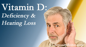 Dr. Paulette Hugulet, DC, LLC presents new research about low vitamin D levels and hearing loss.