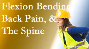Paulette Hugulet, DC, LLC helps workers with their low back pain because of forward bending, lifting and twisting.