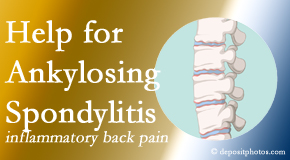 Dr. Paulette Hugulet, DC, LLC offers gentle treatment for inflammatory back pain conditions, axial spondyloarthritis and ankylosing spondylitis.