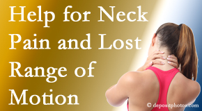 Dr. Paulette Hugulet, DC, LLC helps neck pain patients with limited spinal range of motion find relief of pain and restored motion.