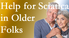 Older back pain and leg pain sufferers feel understood and are helped at Dr. Paulette Hugulet, DC, LLC.