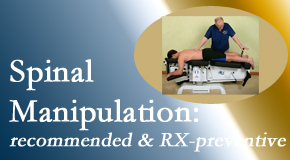Paulette Hugulet, DC, LLC provides recommended spinal manipulation which may help reduce the need for benzodiazepines.