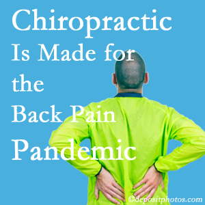 La Grande chiropractic care at Paulette Hugulet, DC, LLC is prepared for the pandemic of low back pain. 