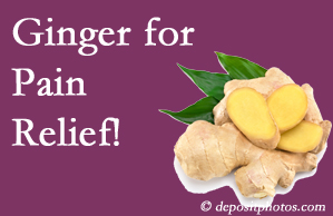 La Grande chronic pain and osteoarthritis pain patients will want to check out ginger for its many varied benefits not least of which is pain reduction. 