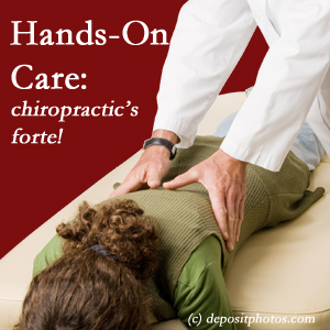 image of La Grande chiropractic hands-on treatment