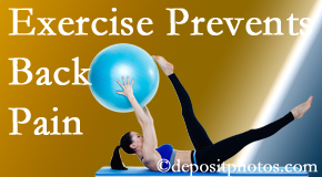 Paulette Hugulet, DC, LLC suggests La Grande back pain prevention with exercise.