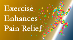 La Grande exercise is an important part of the chiropractic treatment plan.
