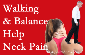 La Grande exercise helps relief of neck pain attained with chiropractic care.