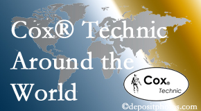 Dr. Paulette Hugulet, DC, LLC studies the research from around the world about its chiropractic treatment system, Cox® Technic, and follows its pain-relieving guidelines.