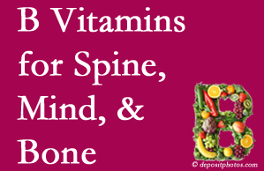 La Grande bone, spine and mind benefit from B vitamin intake and exercise.