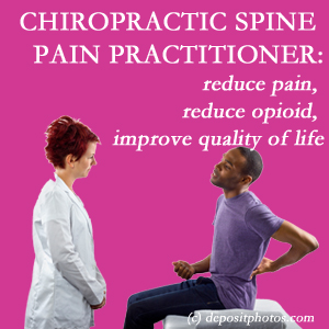The La Grande spine pain practitioner guides treatment toward back and neck pain relief in an organized, collaborative fashion.