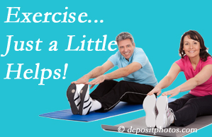  Dr. Paulette Hugulet, DC, LLC encourages exercise for improved physical health as well as reduced cervical and lumbar pain.