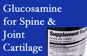 La Grande chiropractic nutritional support encourages glucosamine for joint and spine cartilage health and potential regeneration. 