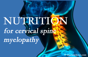 Paulette Hugulet, DC, LLC presents the nutritional factors in cervical spine myelopathy in its development and management.