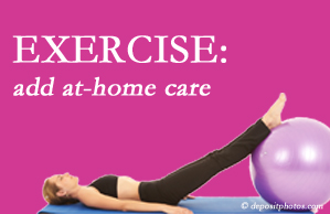 Dr. Paulette Hugulet, DC, LLC shares a new study highlighting the benefit of adding at-home exercise to in-office treatment for neck pain relief.