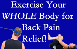 La Grande chiropractic care includes exercise to help enhance back pain relief at Paulette Hugulet, DC, LLC.