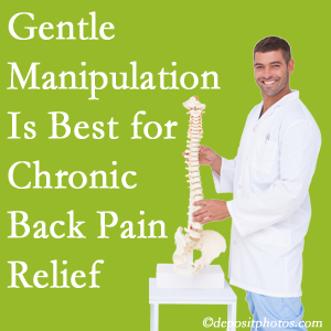 Gentle La Grande chiropractic treatment of chronic low back pain is best. 