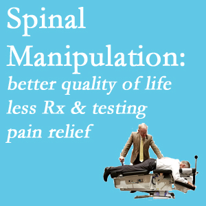 The La Grande chiropractic care offers spinal manipulation which research is describing as beneficial for pain relief, improved quality of life, and decreased risk of prescription medication use and excess testing.