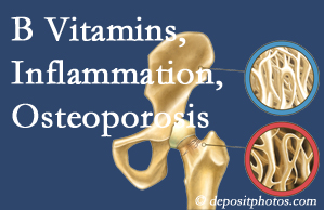 La Grande chiropractic care of osteoporosis often comes with nutritional tips like b vitamins for inflammation reduction and for prevention.