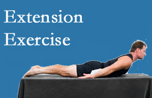 Dr. Paulette Hugulet, DC, LLC recommends extensor strengthening exercises when back pain patients are ready for them.