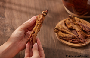 La Grande chiropractic nutrition tip: picture  of red ginseng for anti-aging and anti-inflammatory pain