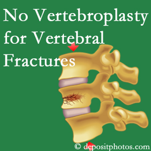 Dr. Paulette Hugulet, DC, LLC suggests curcumin for pain reduction and La Grande conservative care for vertebral fractures instead of vertebroplasty.