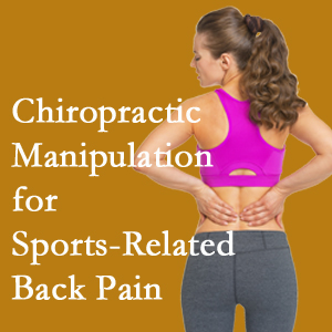 La Grande chiropractic manipulation care for common sports injuries are recommended by members of the American Medical Society for Sports Medicine.